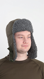 Камчатка шапка-ушанка GRAYLING, т.хаки