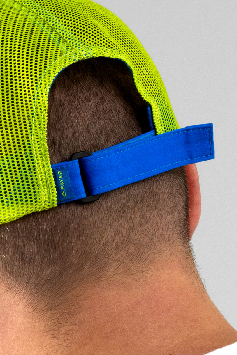 Бейсболка PAYER, синий лайм PBCA-1BLL